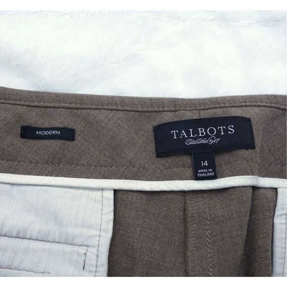 Talbots Brown Twill Stretch Equestrian Riding Pants - Picture 9 of 10